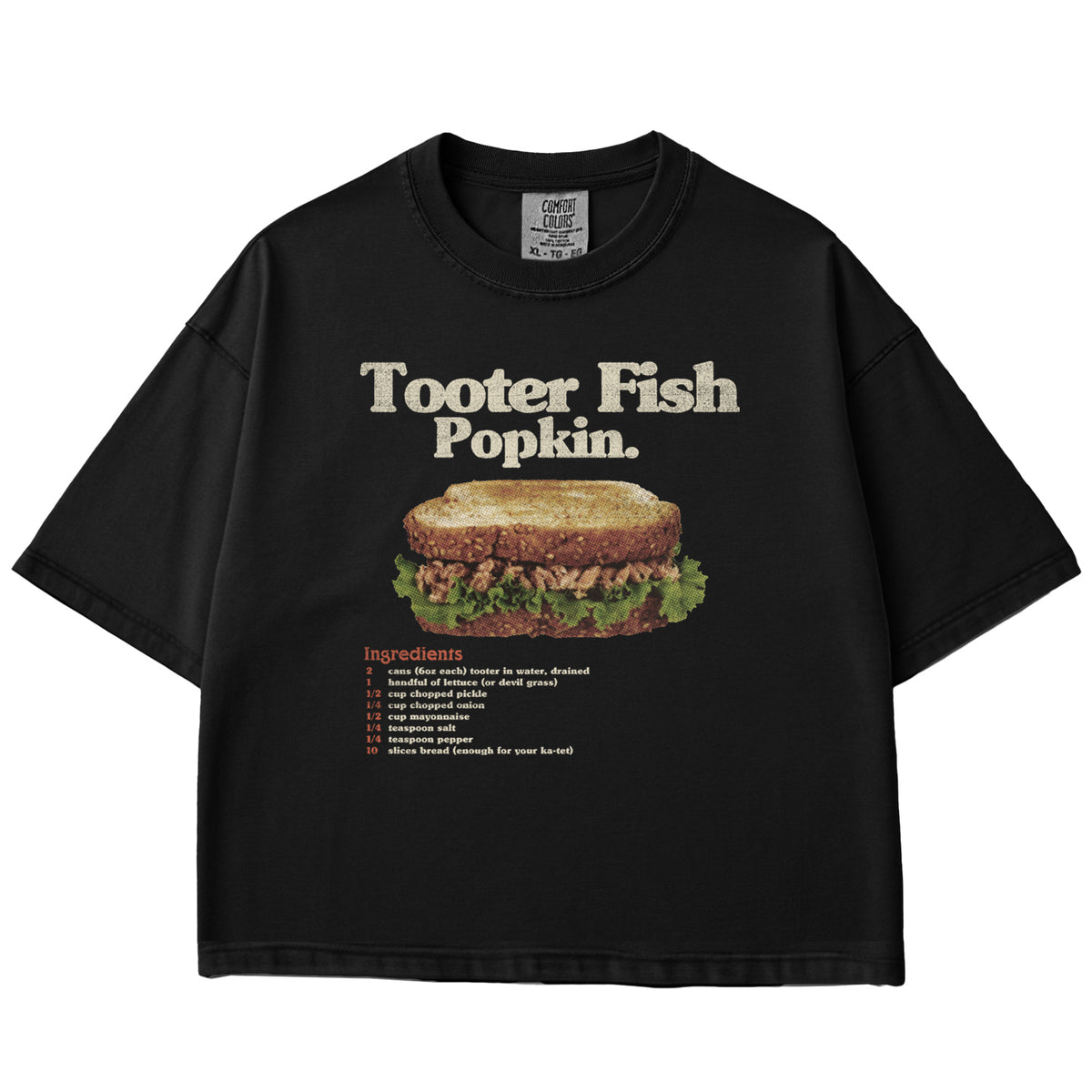 Tooter Ingredients Women’s Box Tee