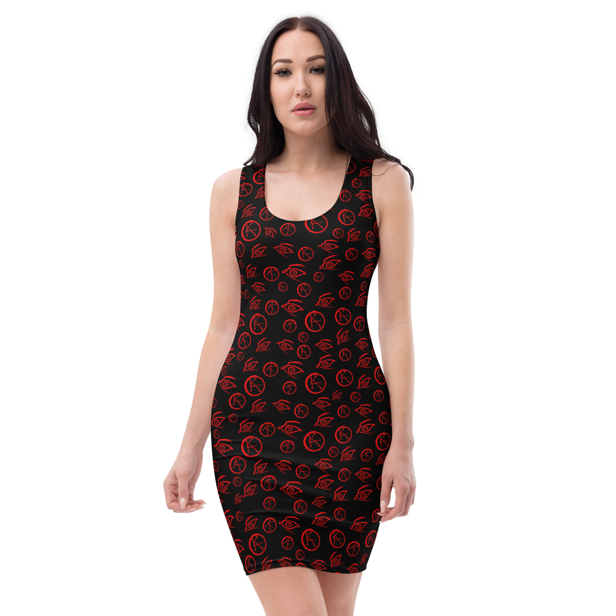 Ka Symbol Sublimation Cut & Sew Dress