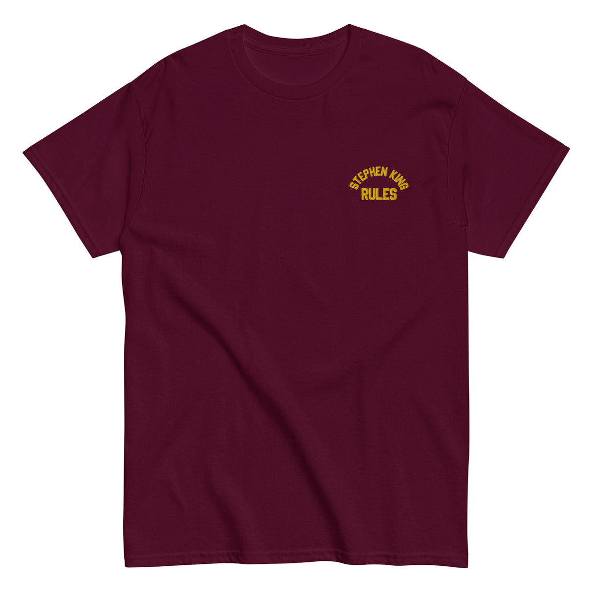 Stephen King Rules Embroidered Tee