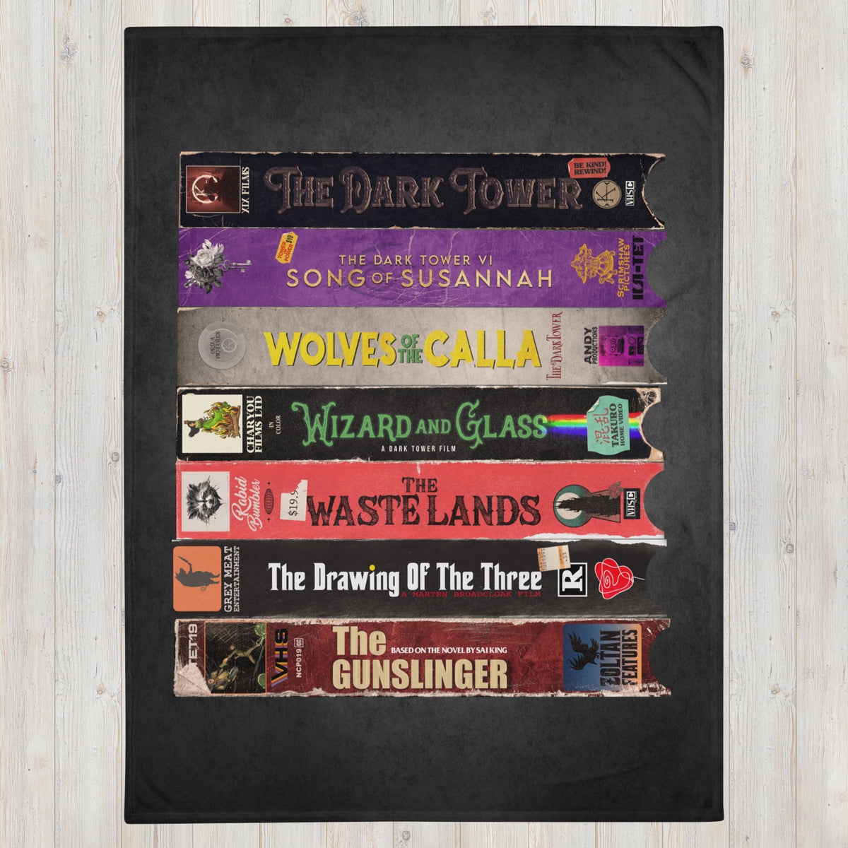 DarK Tower VHS Throw Blanket
