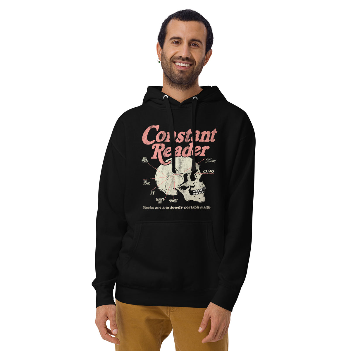 Constant Reader Skull Unisex Hoodie