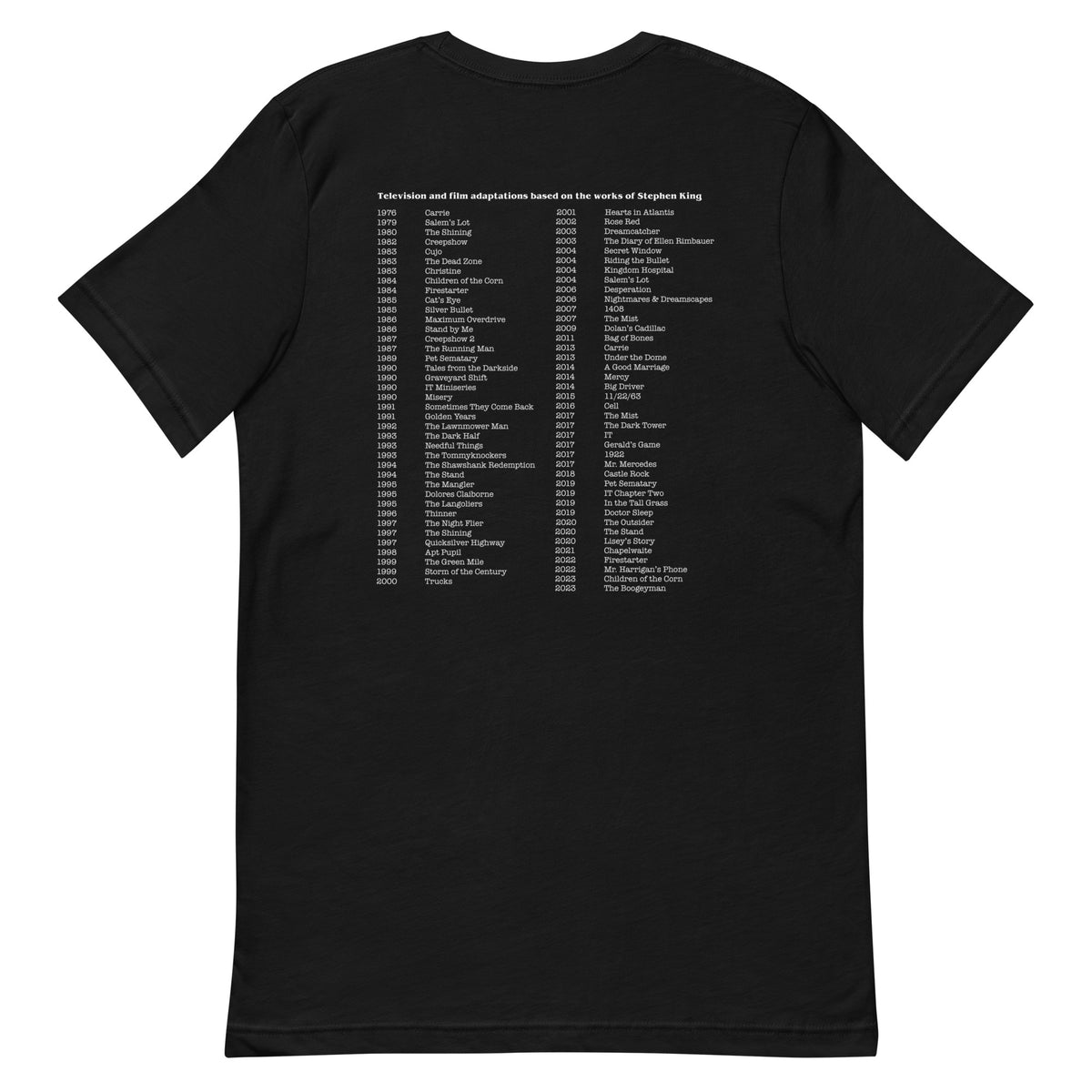 Stephen King Movie Tee