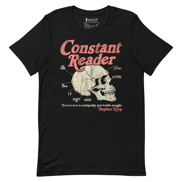 Constant Reader Skull Tee