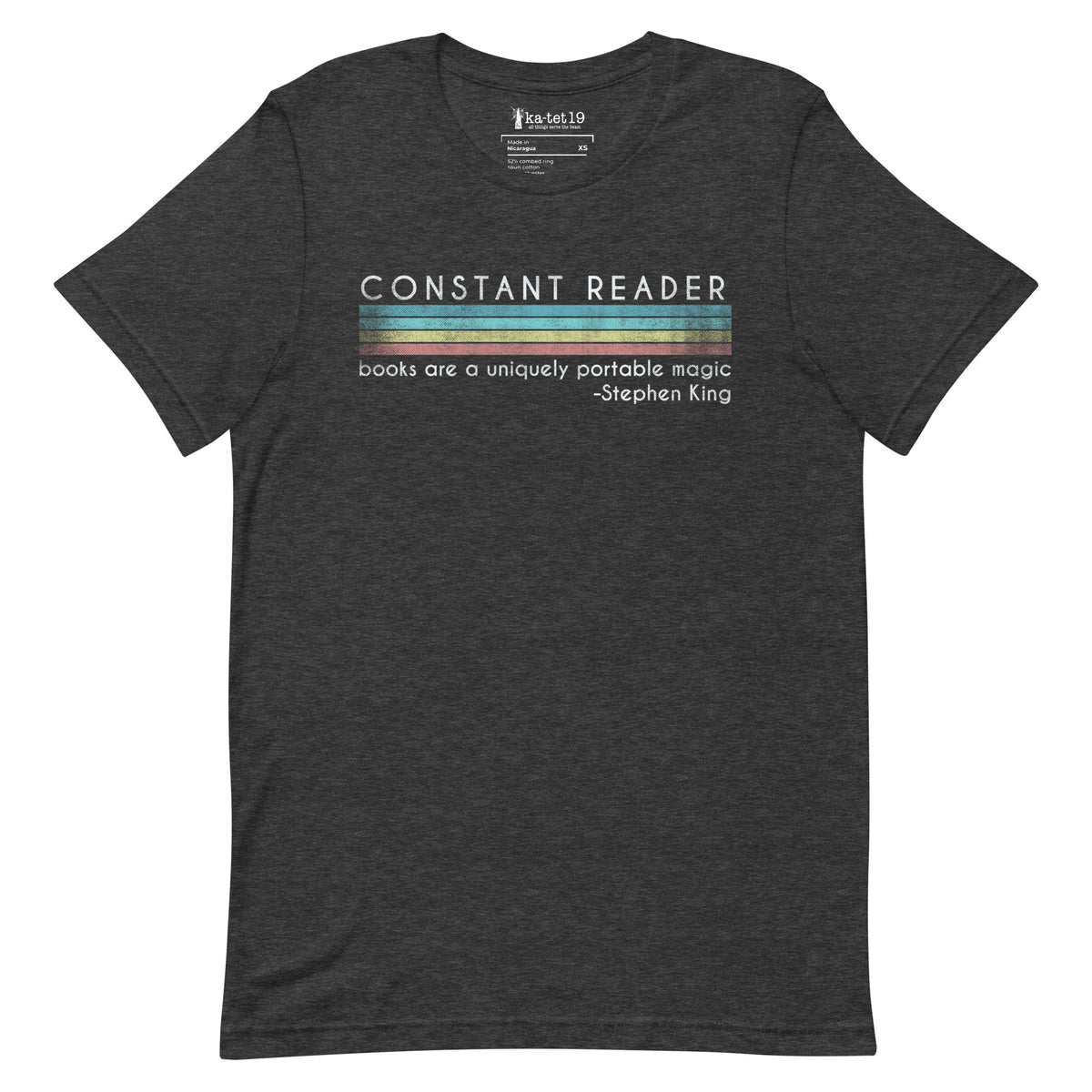 Constant Reader Stripe Tee
