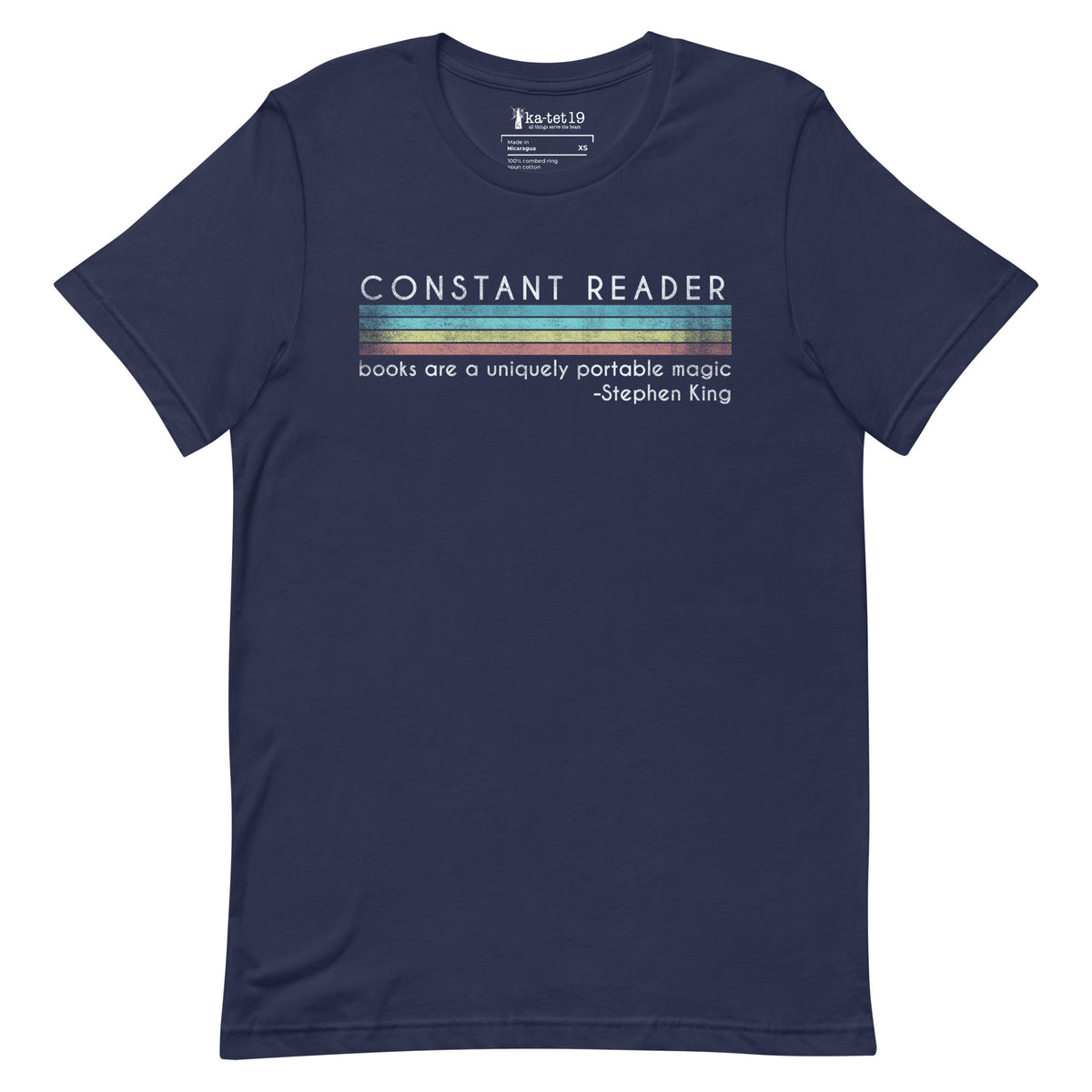 Constant Reader Stripe Tee