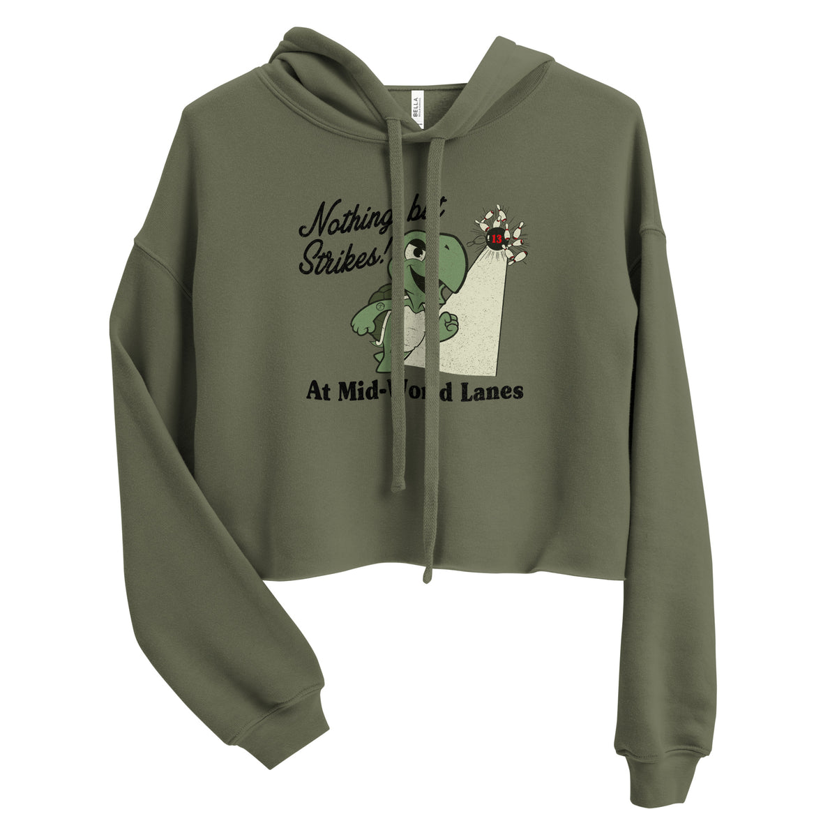 Midworld Lanes Crop Hoodie