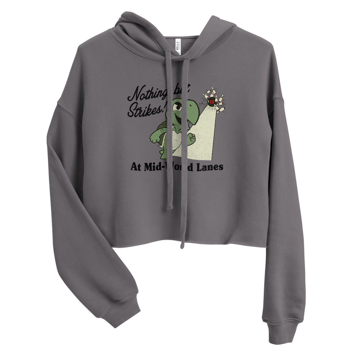 Midworld Lanes Crop Hoodie