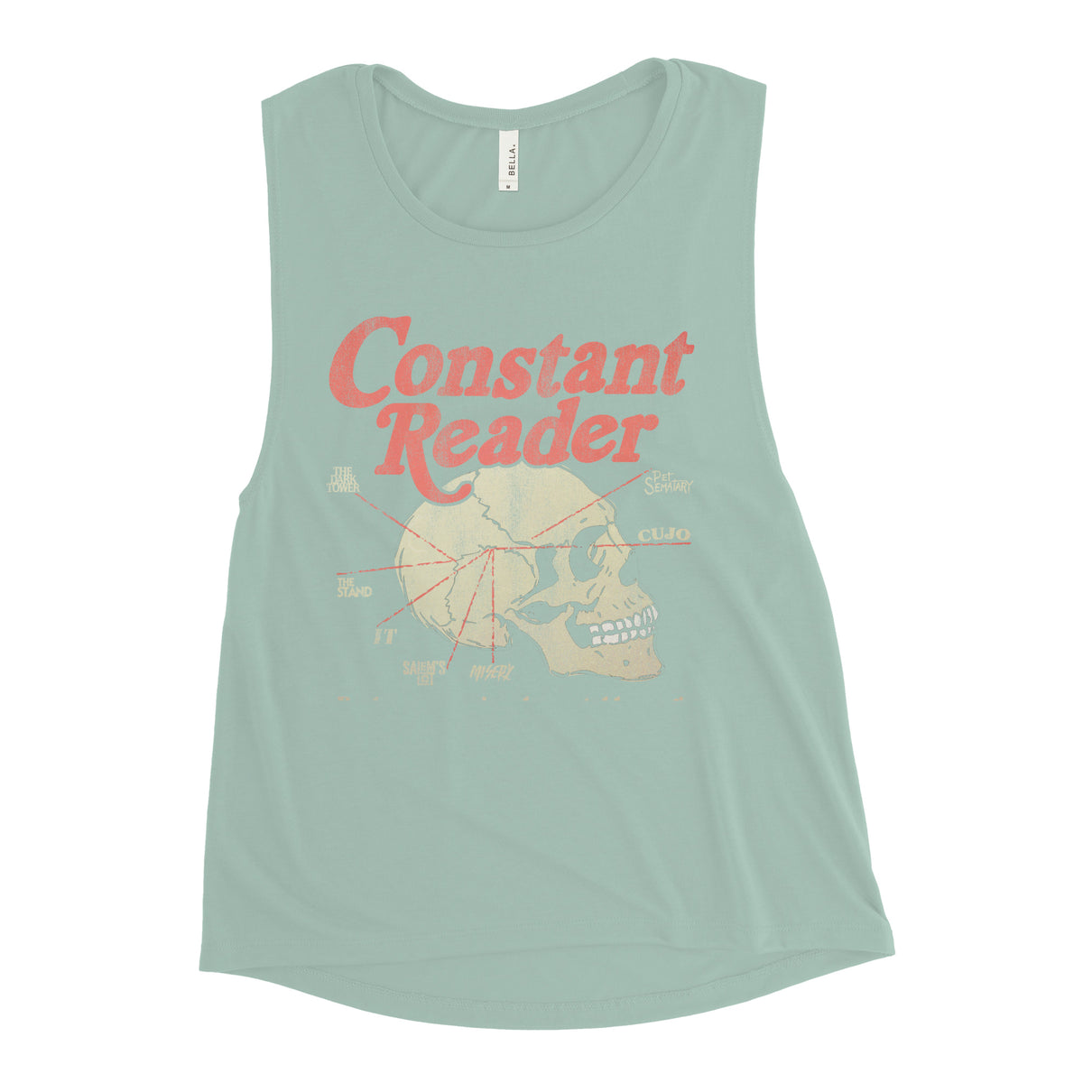 Constant Reader Skull Ladies’ Muscle Tank
