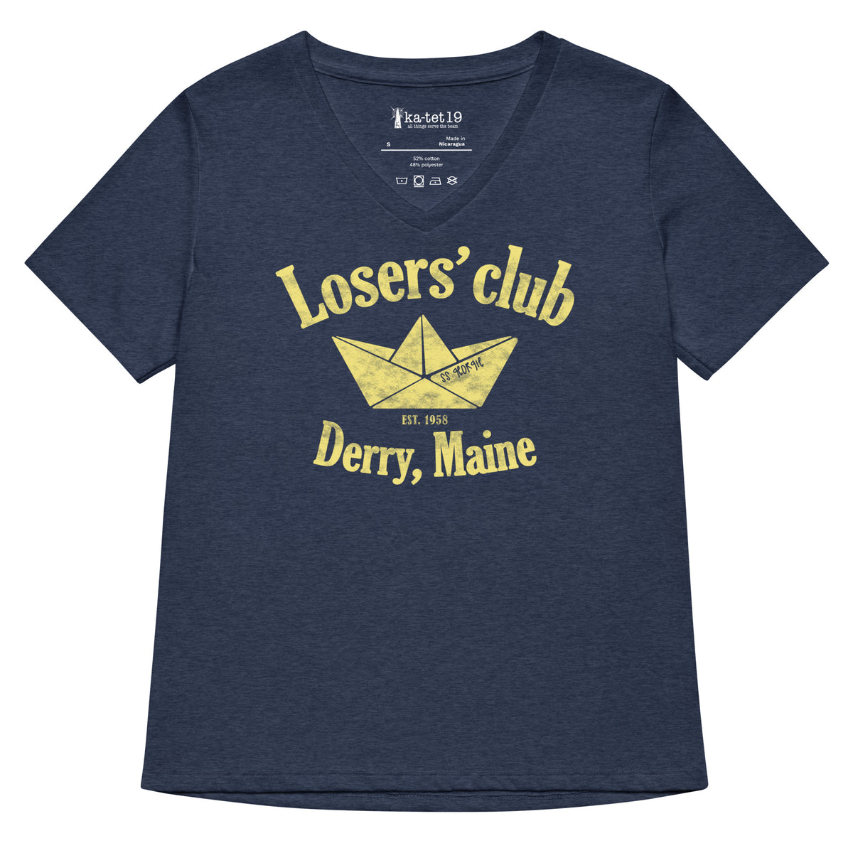 Retro19 Losers' Club Women’s relaxed v-neck t-shirt