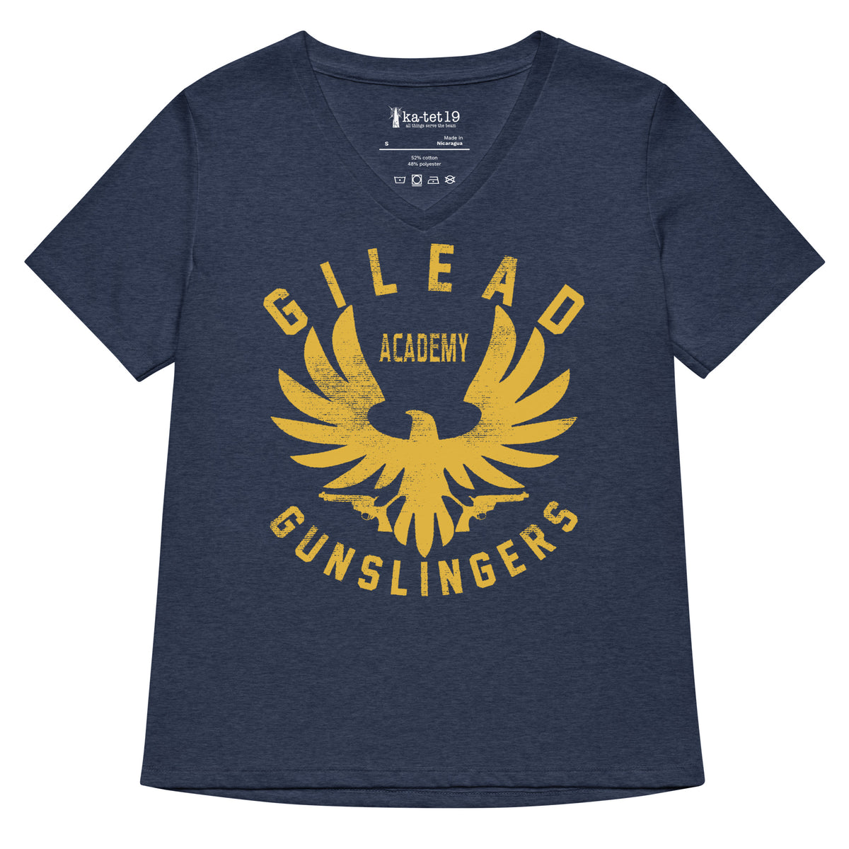 Gilead Academy Women’s relaxed v-neck t-shirt