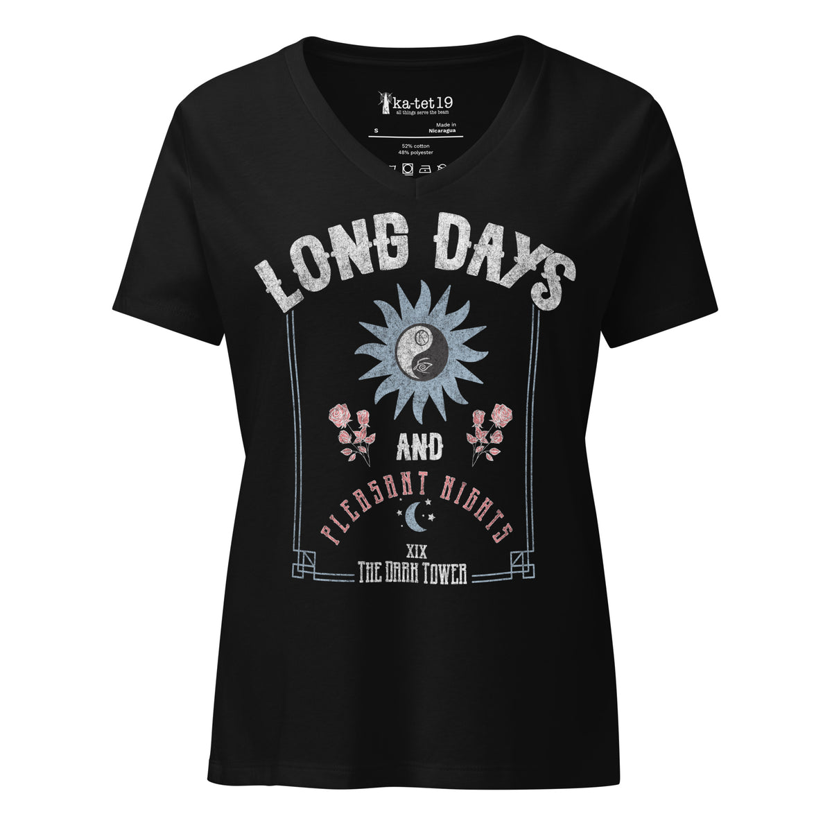 Long Days Women’s relaxed v-neck t-shirt