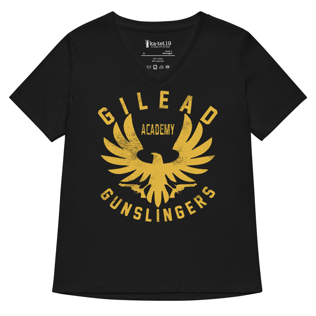 Gilead Academy Women’s relaxed v-neck t-shirt