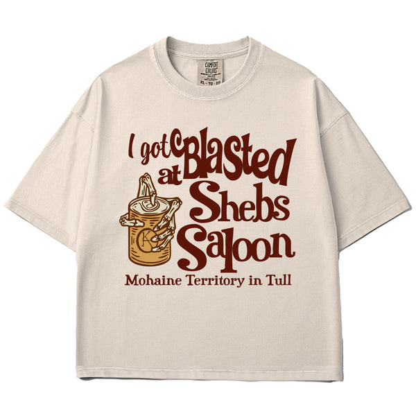 Blasted At Sheb's Women’s Box Tee