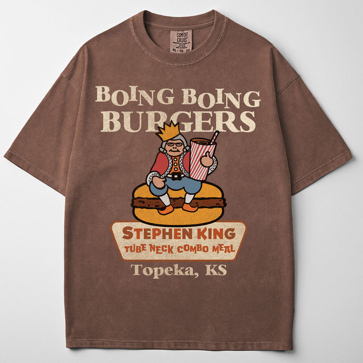 Boing Boing Burgers Garment Dyed Tee