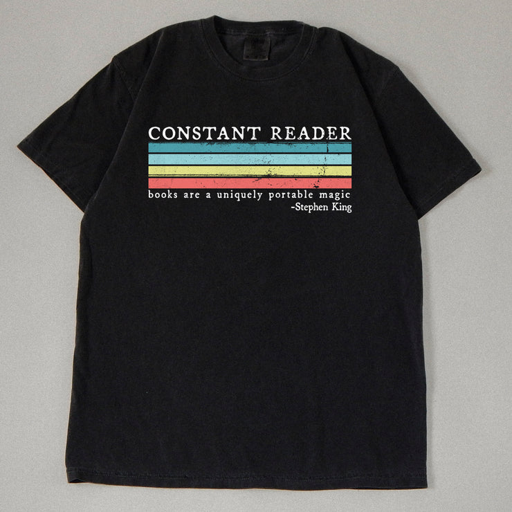 Constant Reader Retro garment-dyed heavyweight t-shirt
