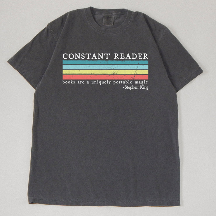 Constant Reader Retro garment-dyed heavyweight t-shirt
