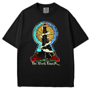 Dark Tower Stained Glass Garment Dyed Tee