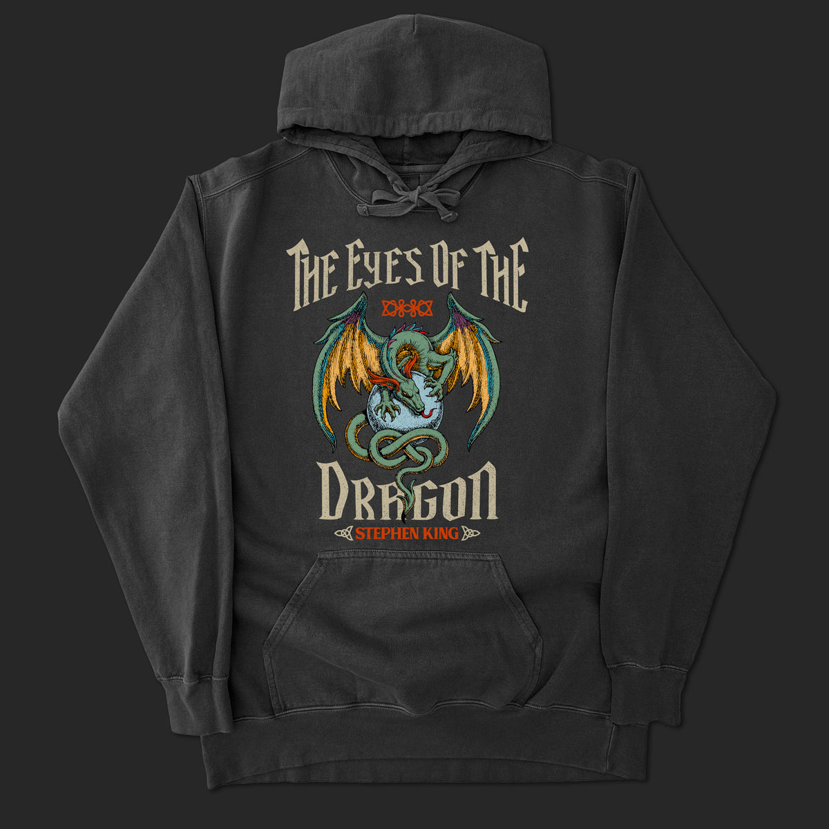Eyes Of The Dragon Garment Dyed Hoodie