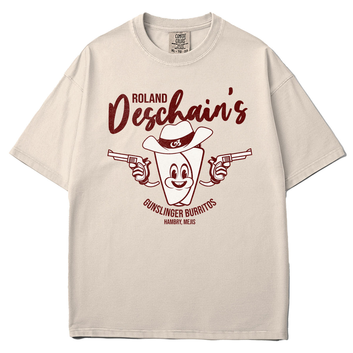 Gunslinger Burritos Garment Dyed Tee