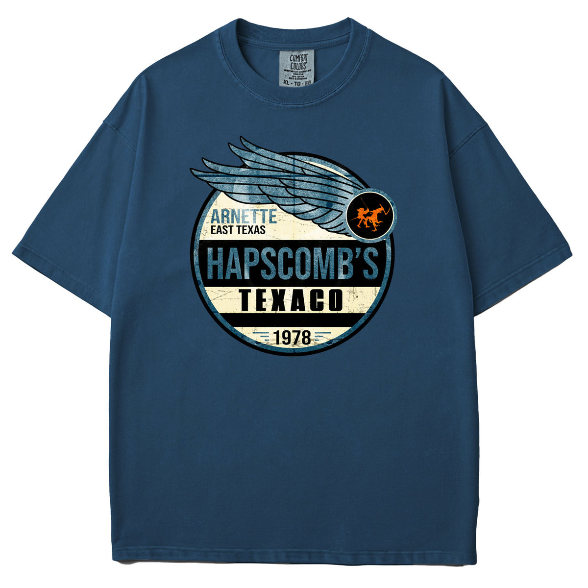 Hapscombs Texaco Garment Dyed Tee