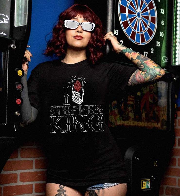 I Heart Stephen King Unisex garment-dyed heavyweight t-shirt