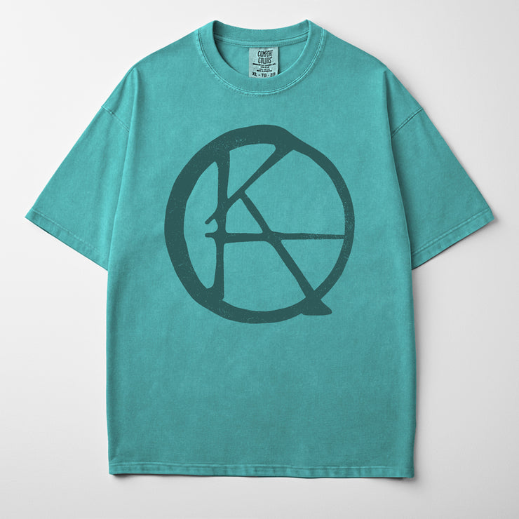 Ka Symbol Seafoam Garment Dyed Tee