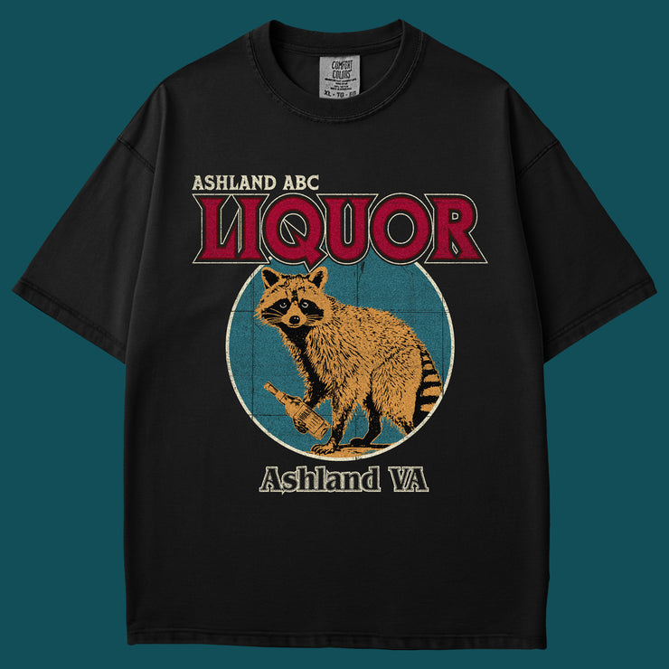 Liquor Store Raccoon Garment Dyed Tee