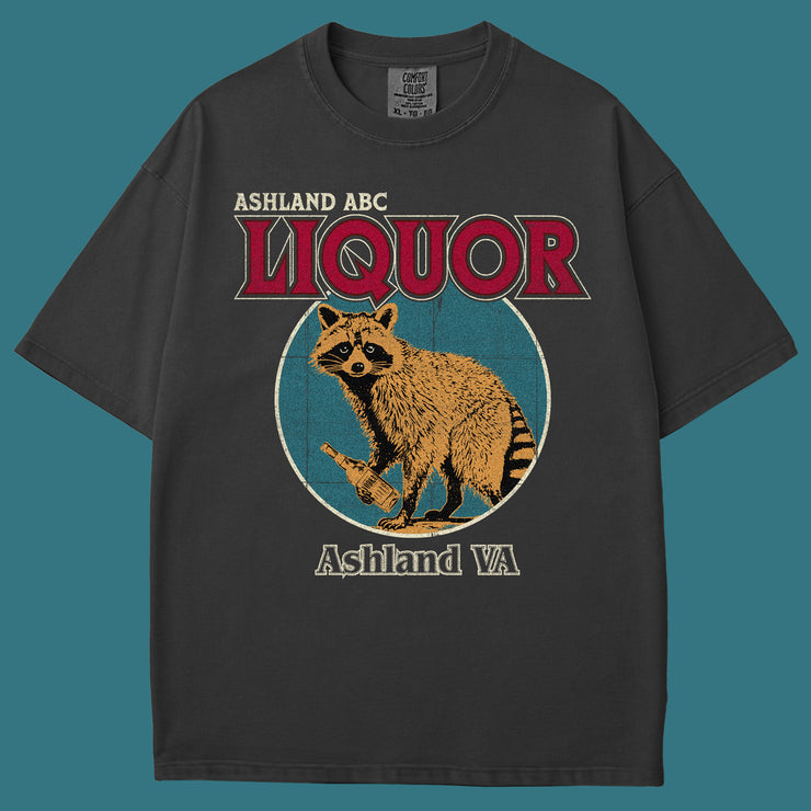 Liquor Store Raccoon Garment Dyed Tee