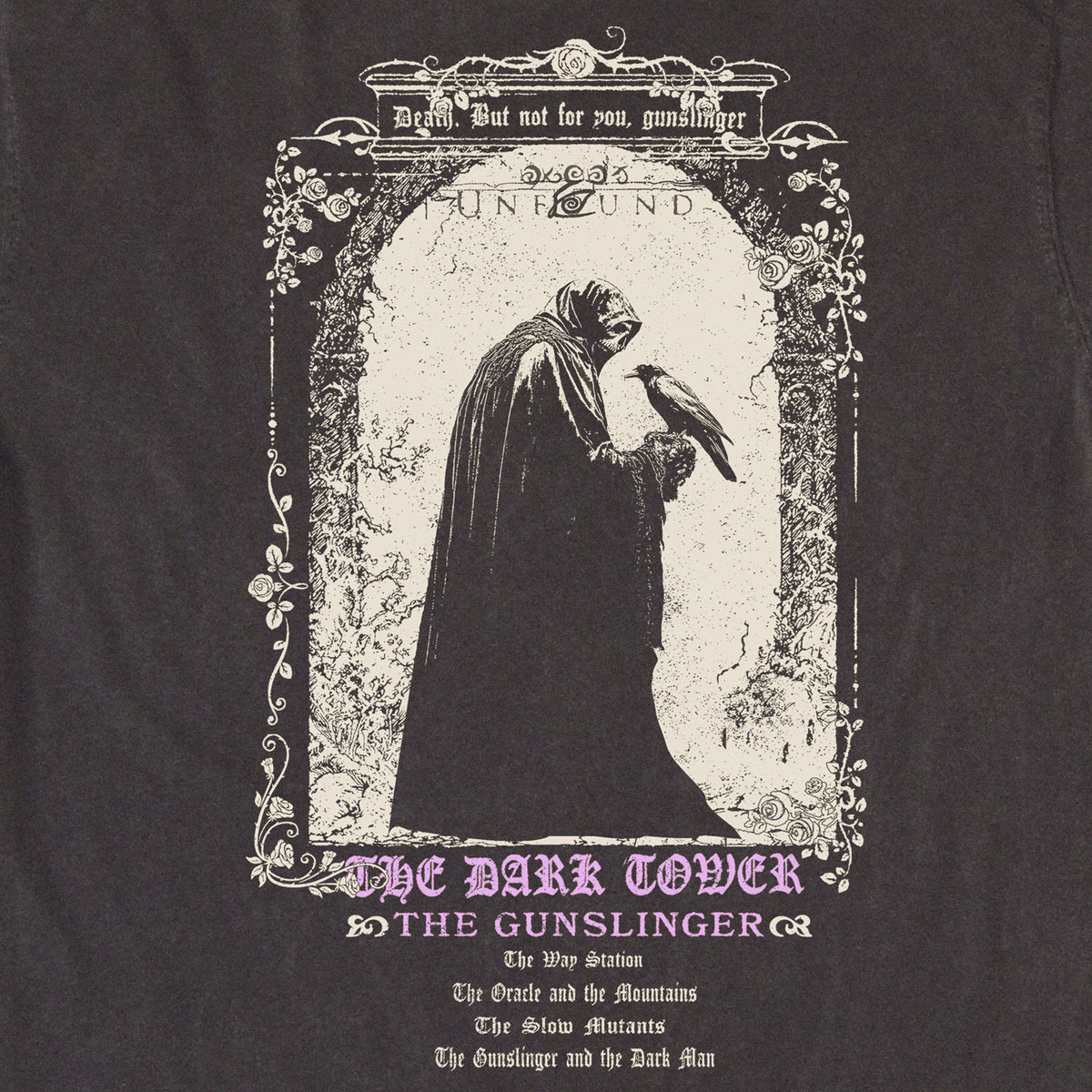 Man In Black Garment Dyed Tee