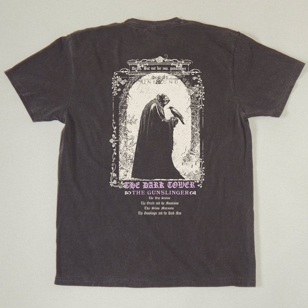 Man In Black Garment Dyed Tee