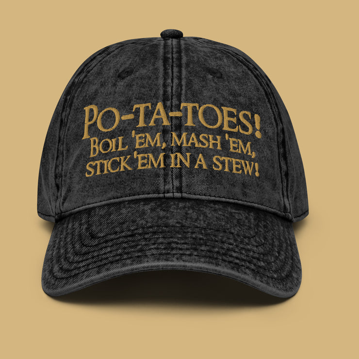 Potatoes Vintage Cotton Twill Cap