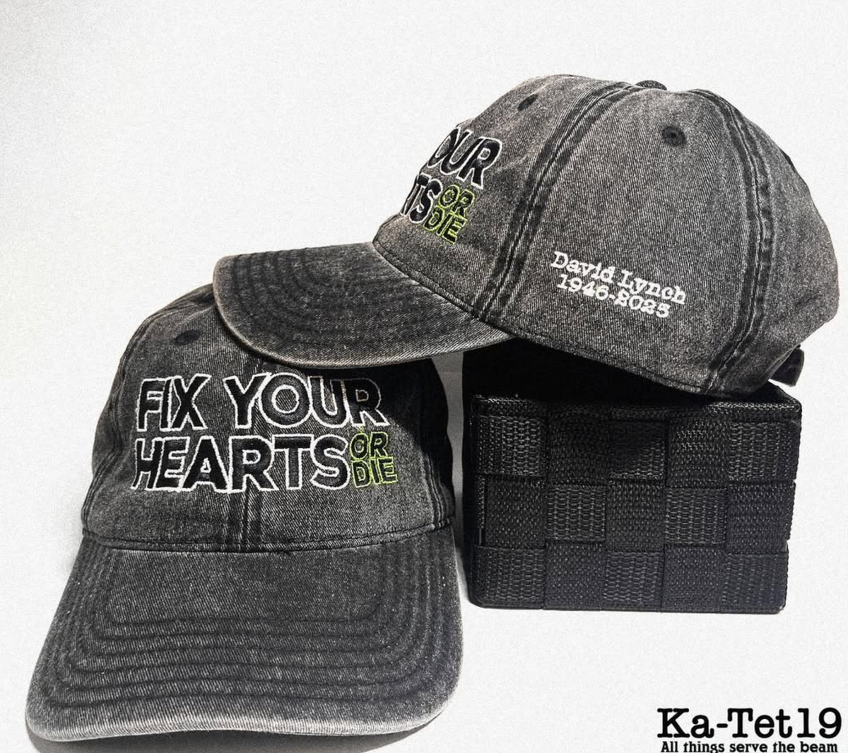 Fix Your Hearts Or Die Vintage Cotton Twill Cap