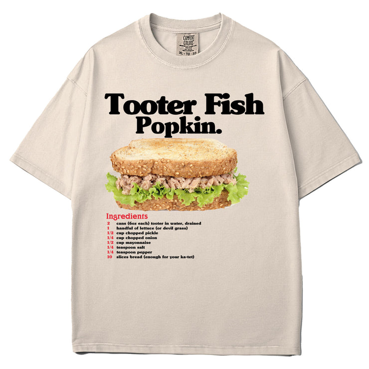 Tooter Fish Popkin Garment Dyed Tee