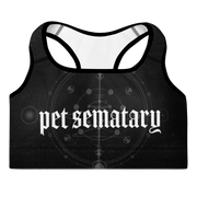 Pet Sematary Padded Sports Bra