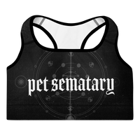 Pet Sematary Padded Sports Bra