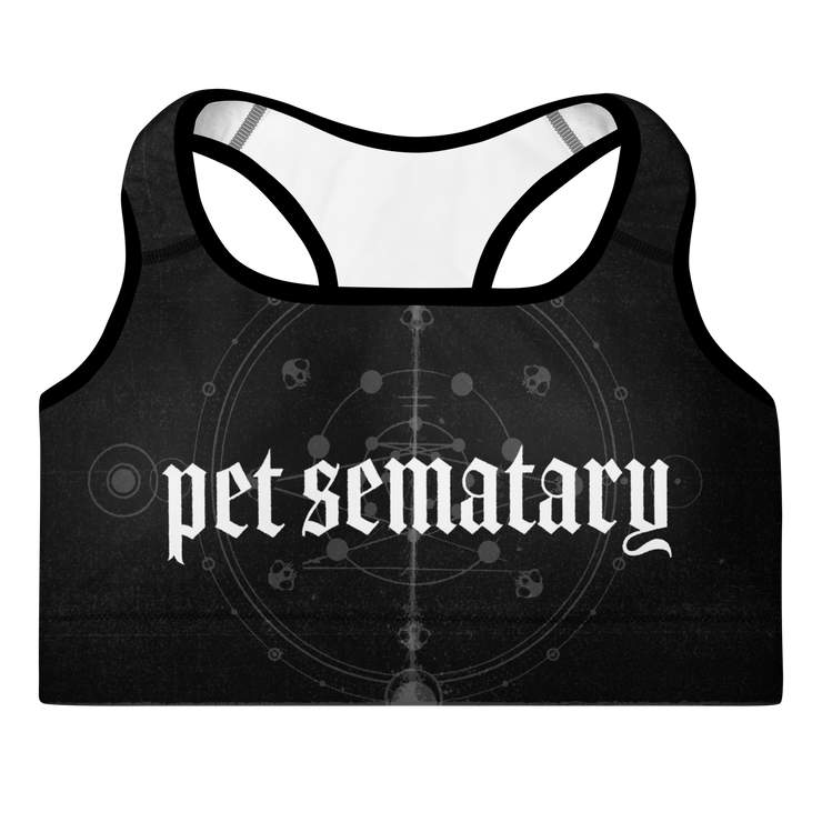 Pet Sematary Padded Sports Bra
