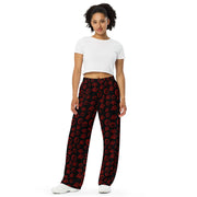 KAll-over print unisex wide-leg pants