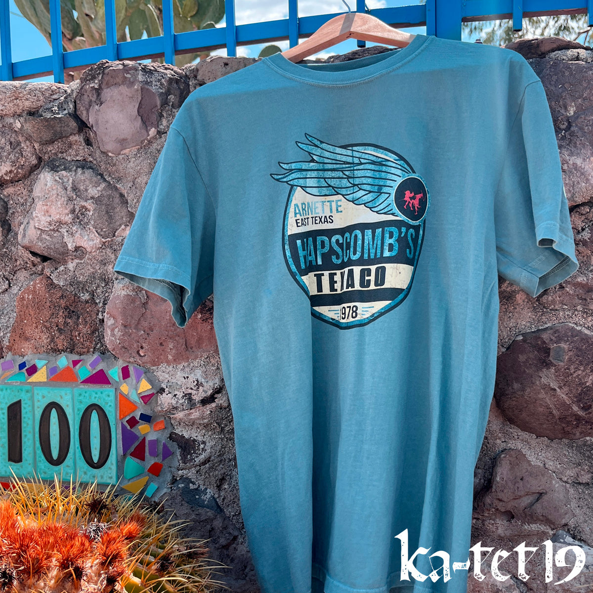 Hapscombs Texaco Garment Dyed Tee