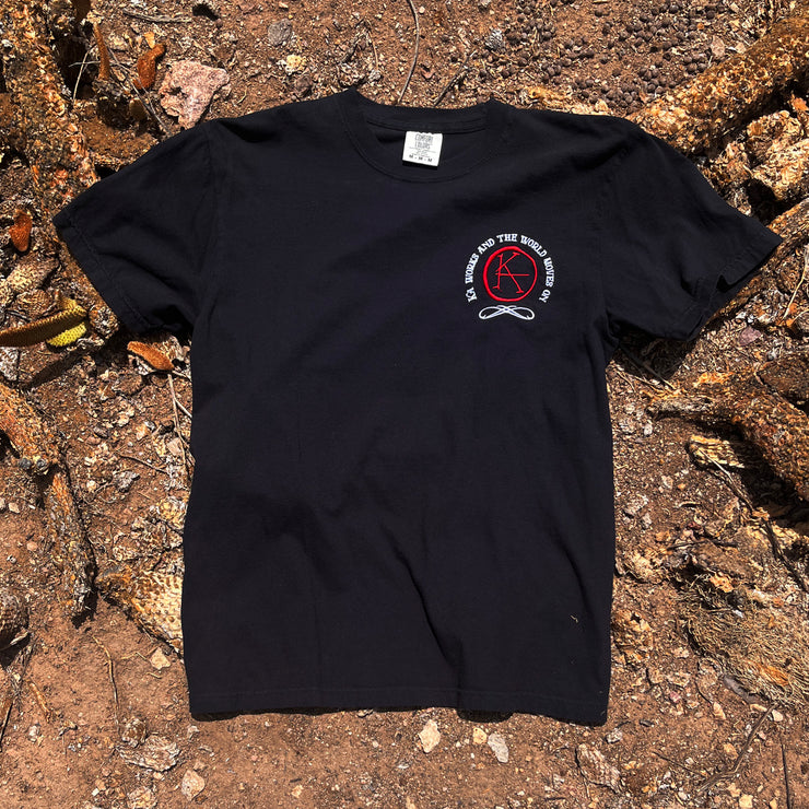 Ka Works Embroidered Garment Dyed Tee