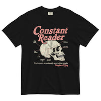 Constant Reader Skull garment-dyed heavyweight t-shirt
