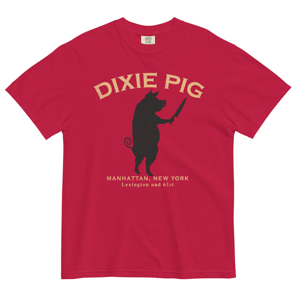 Dixie Pig garment dyed heavyweight t-shirt