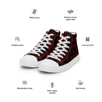 Dark Tower high top canvas shoes