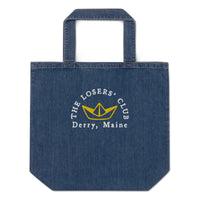 Losers' Club Embroidered Organic denim tote bag