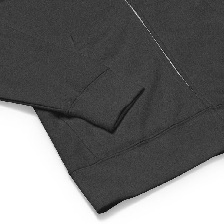Kalifornia Shardik Embroidered zip hoodie