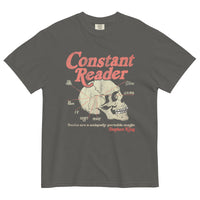 Constant Reader Skull garment-dyed heavyweight t-shirt