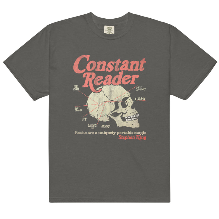 Constant Reader Unisex garment-dyed heavyweight t-shirt