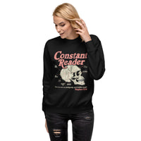 Constant Reader Skull Unisex Premium Sweatshirt