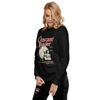 Constant Reader Skull Unisex Premium Sweatshirt