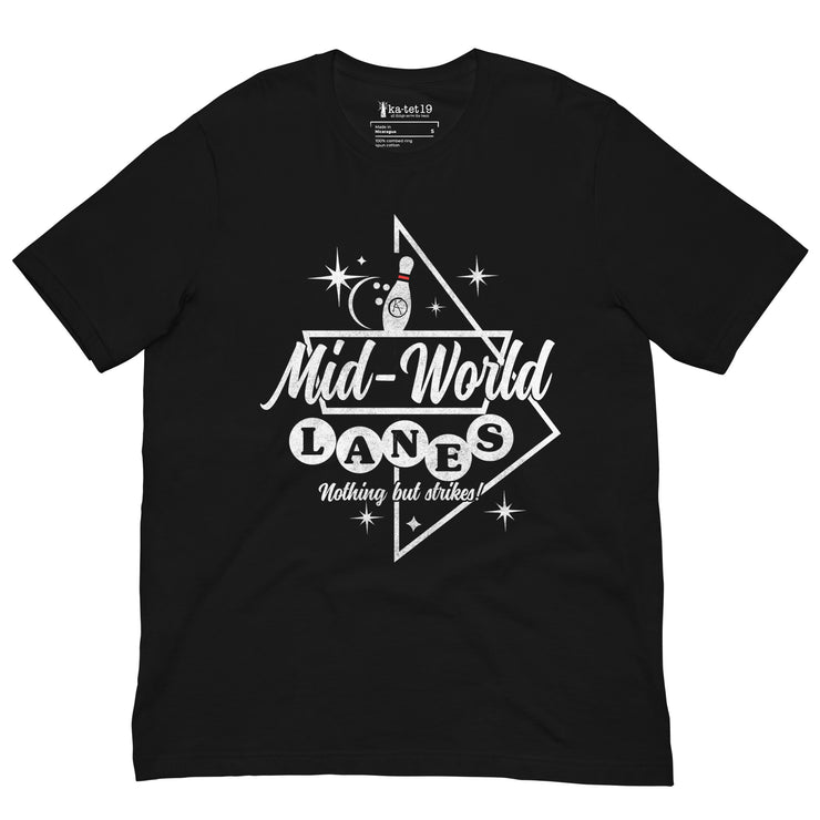 Midworld Lanes Unisex t-shirt