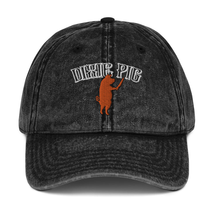 Dixie Pig Vintage Cotton Twill Cap